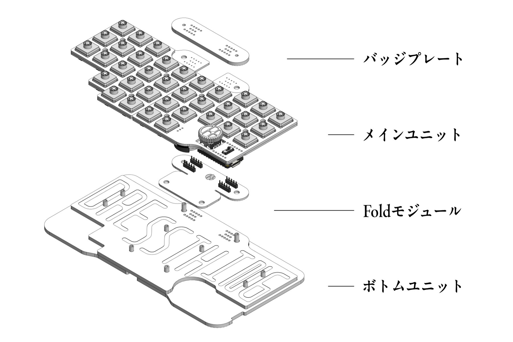アクリルケースの構造